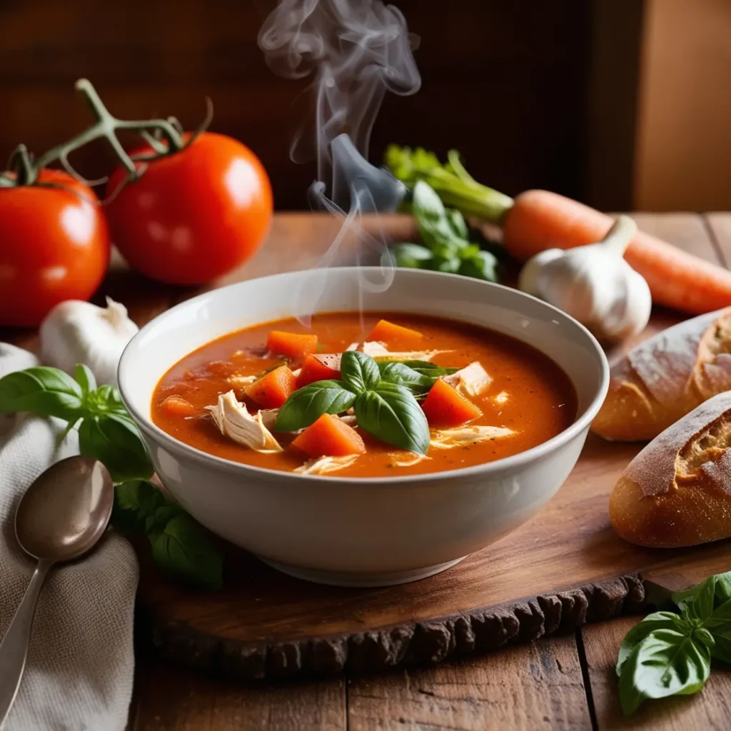 Smoky Chicken Tomato Bisque