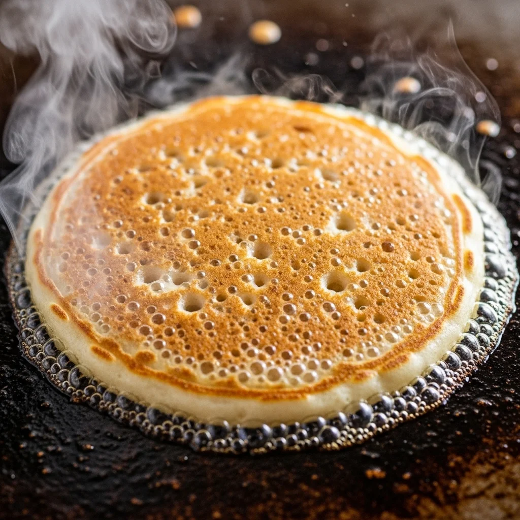 Easy Kodiak Cakes Pancake Recipe fluffy pancakes stack with syrup