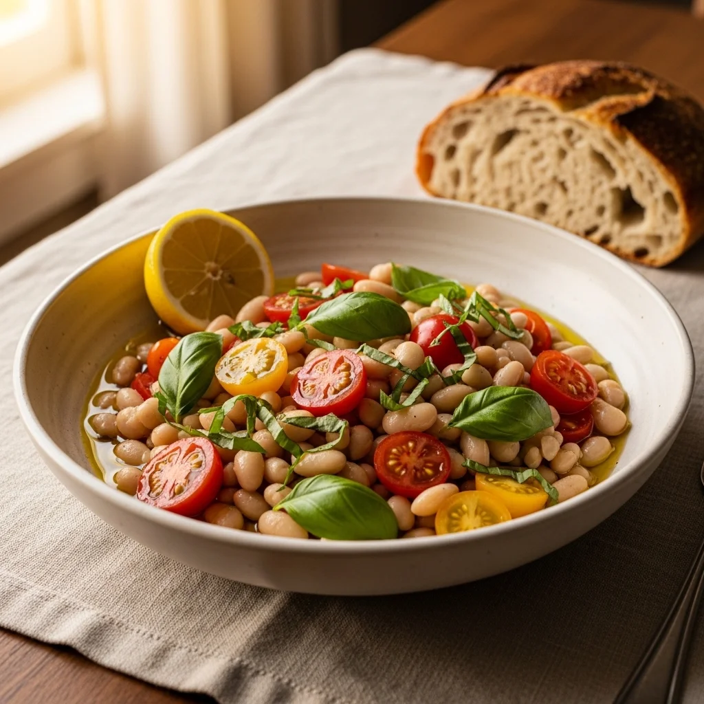 white bean and basil recipe