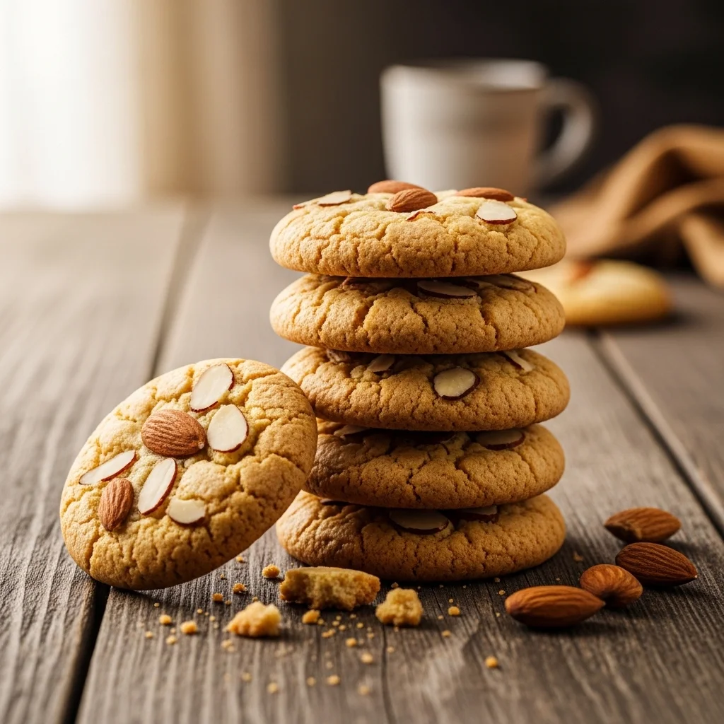 almond cookie recipe freshly baked cookies