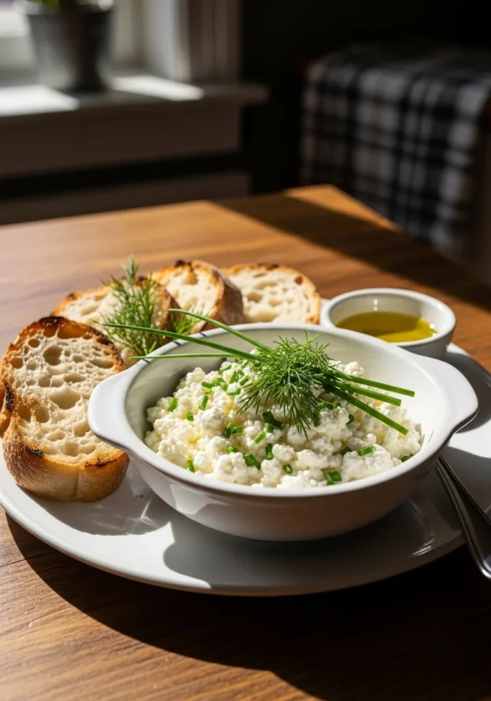 homemade cottage cheese recipe final dish