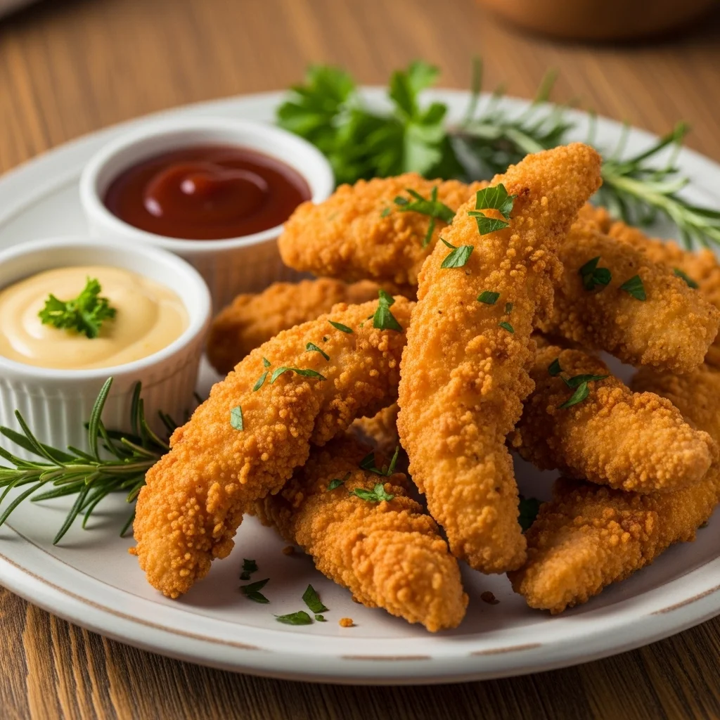crispy fried chicken strips