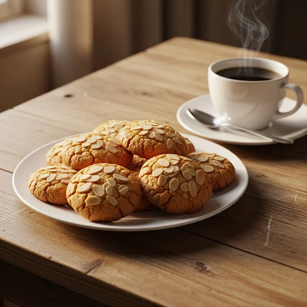 almond cookie recipe freshly baked cookies