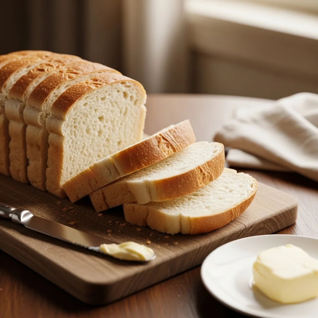 preparing dough for homemade sandwich bread recipe