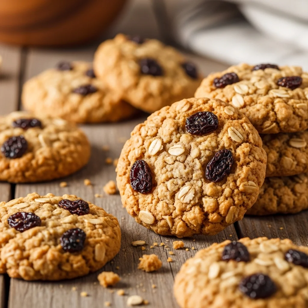 oatmeal cookies fresh baked