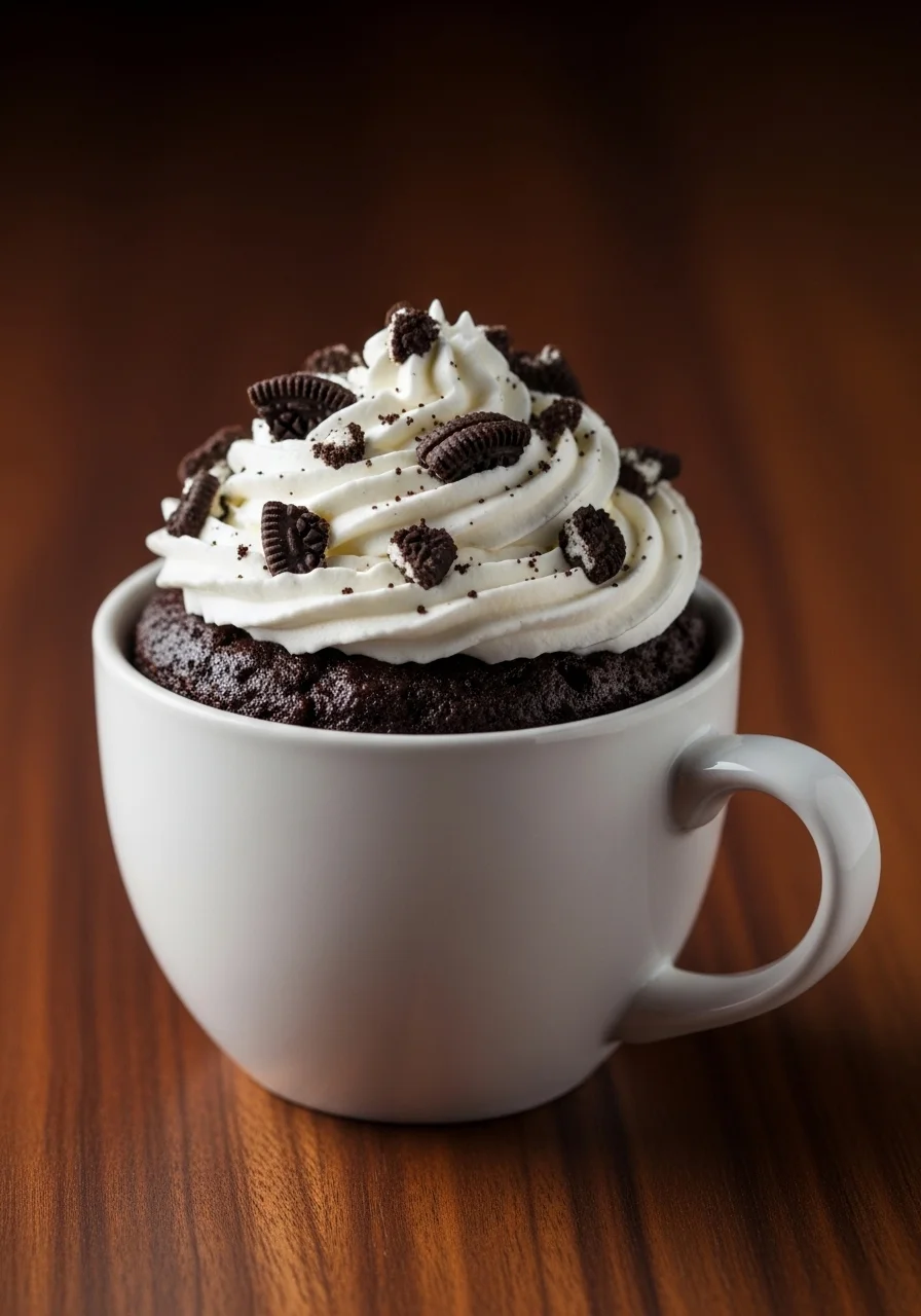 Gooey Oreo Mug Cake Recipe — Better Than Brownies