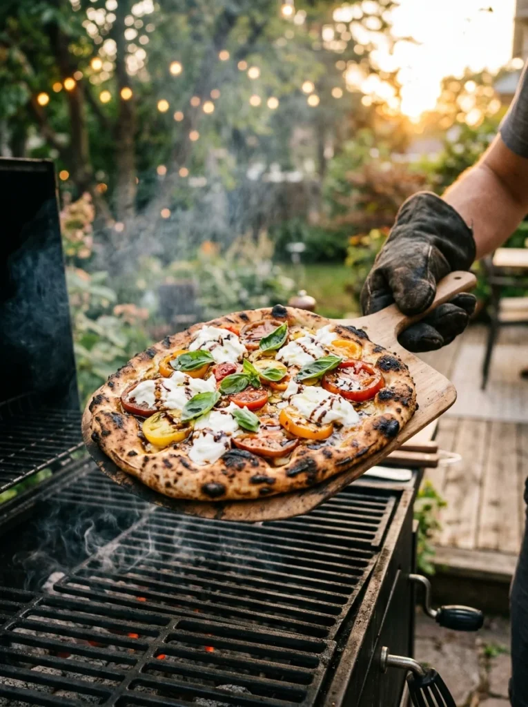 grilled flatbread pizza outdoor summer dinner ideas for families