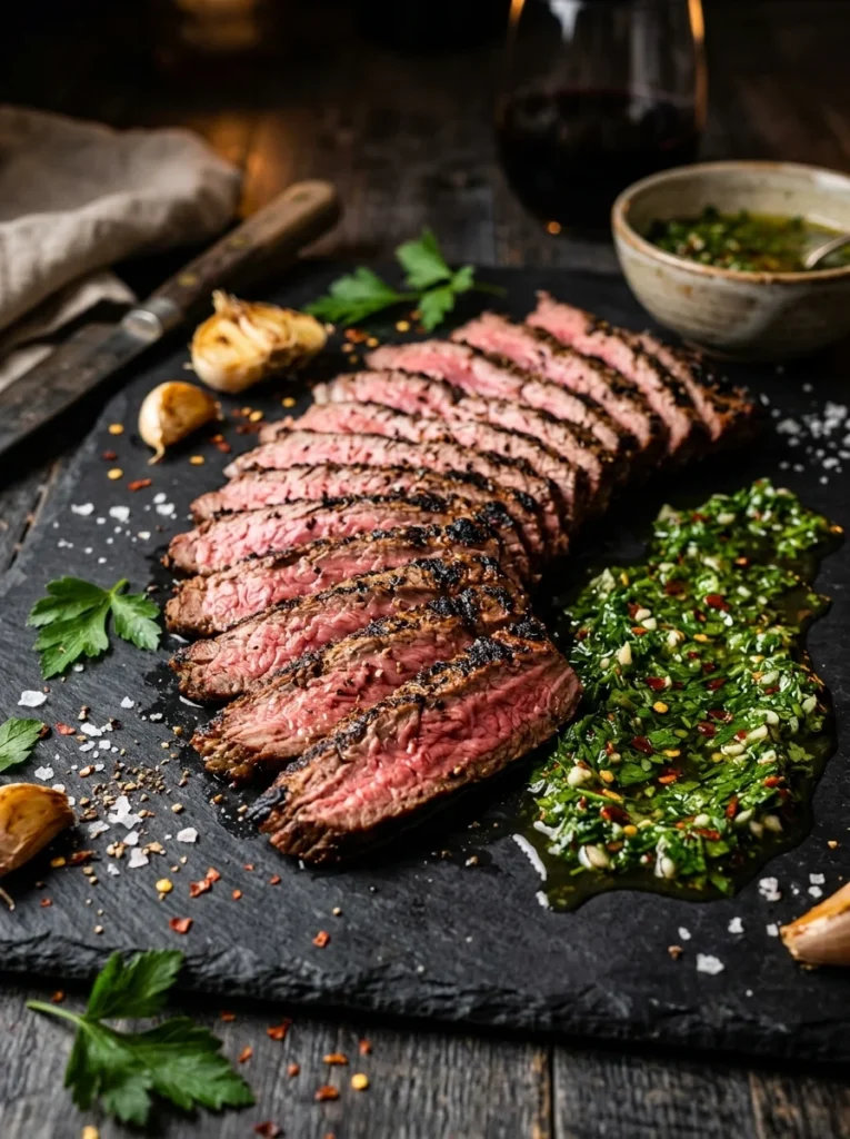 grilled skirt steak chimichurri best summer dinner ideas for entertaining