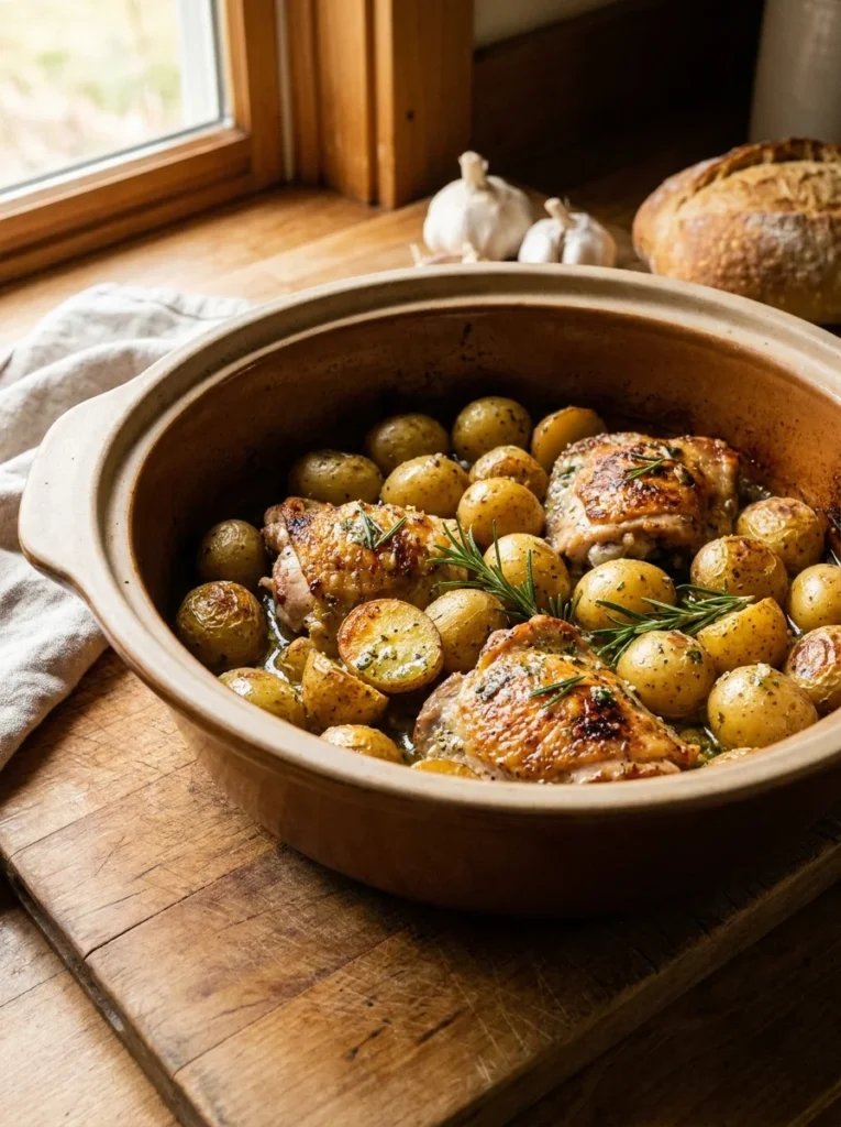15 Easy Crockpot Chicken Recipes That Basically Cook Themselves 10 Easy crockpot chicken and potatoes with garlic herb butter